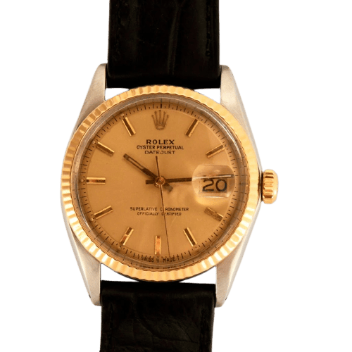 Montre Rolex Datejust - Montre 36 mm en or jaune et acier 58 Facettes