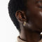 Boucles d'oreilles FRED - Boucles d'oreilles câble en or jaune 18K et acier 58 Facettes