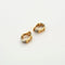 Boucles d'oreilles FRED - Boucles d'oreilles câble en or jaune 18K et acier 58 Facettes