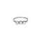 Bague 55 Bague trilogie ancienne en or blanc 18 carats, diamant et perles 58 Facettes