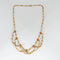 Collier Collier chaîne filigrane en or jaune 18K, rubis et saphirs roses 58 Facettes