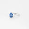 Bague 53.5 Bague en platine avec saphir Ceylan 5,08 ct et diamants 58 Facettes