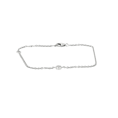 Bracelet Bracelet en or blanc 18K avec diamant 58 Facettes