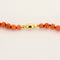 Collier Collier ancien en or jaune 18 carats avec perles de corail 58 Facettes