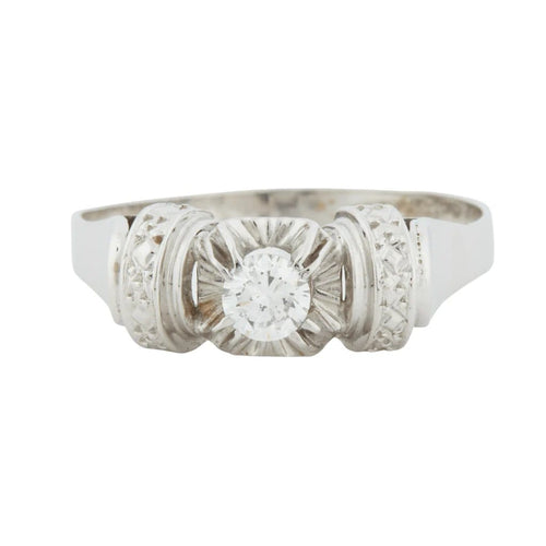 Bague 60 Bague en or blanc et diamant 58 Facettes REF 2040/17