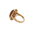 Bague 50 Bague en or jaune et quartz fumé 58 Facettes 6099/15