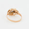 Bague 52 Bague en or rose et blanc 18 carats avec diamants 58 Facettes RÉF 11048/19
