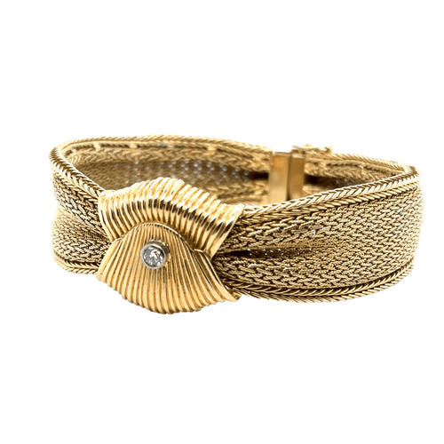 Montre Blancpain - Montre mystérieuse en or jaune et diamant 58 Facettes 1.0000191/1
