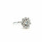 Bague 58 Bague marguerite en or blanc 18 carats et diamants 58 Facettes 1.0000304/2