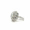 Bague 52 Bague fleur en or blanc 18 carats et diamants 58 Facettes 1.0000435/3
