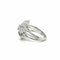 Bague 52 Bague fleur en or blanc 18 carats et diamants 58 Facettes 1.0000435/3
