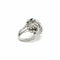 Bague 52 Bague fleur en or blanc 18 carats et diamants 58 Facettes 1.0000435/3