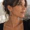 Boucles d'oreilles Art déco - Boucles d’oreilles en or blanc et diamants 58 Facettes 1.0000461/3
