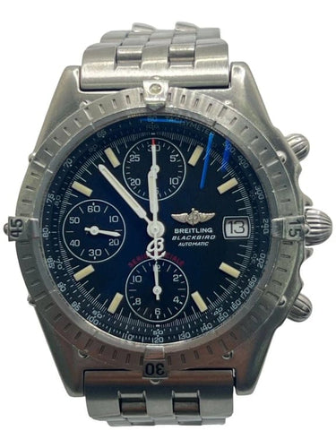Montre Breitling Blackbird - Montre chronographe automatique en acier 58 Facettes