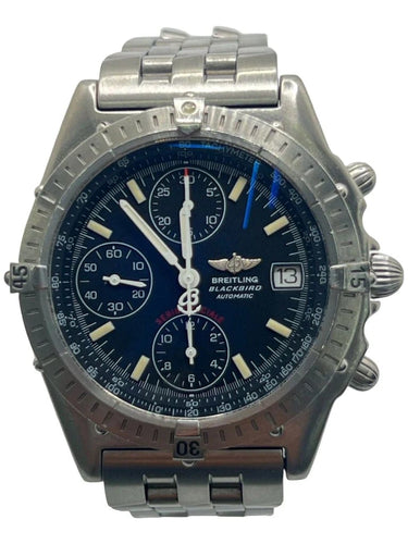 Montre Breitling Blackbird - Montre chronographe automatique en acier 58 Facettes
