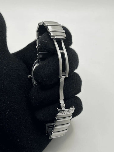 Montre Hermès Espace - Montre en acier ES1.210 32 mm 58 Facettes