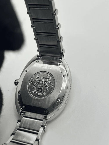 Montre Hermès Espace - Montre en acier ES1.210 32 mm 58 Facettes