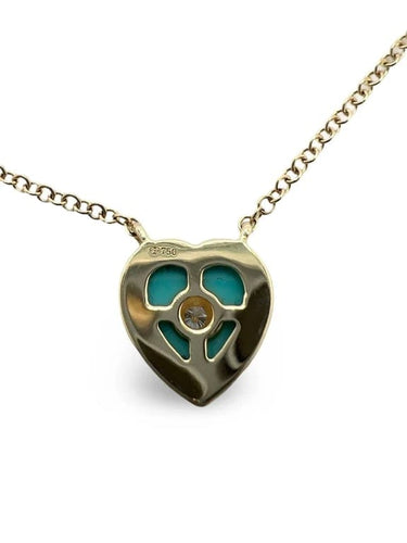 Collier Collier - Pendentif en or jaune 18K et diamants 58 Facettes 00017701