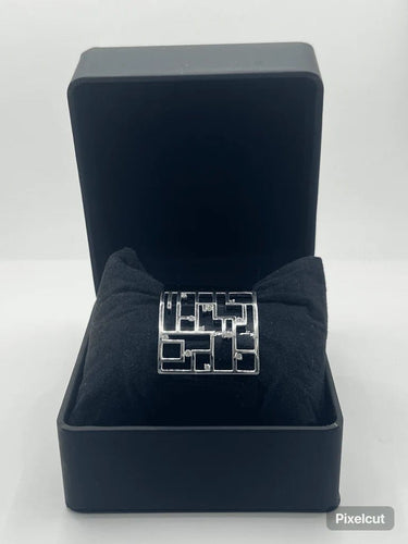 Bracelet Jean Marc Garel - Bracelet en or blanc 18K serti de diamants 58 Facettes 00026301