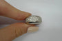 Bague 53 Bague en or blanc 18K et diamants 1 ct 58 Facettes