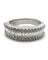 Bague 52 Bague en or blanc 18K sertie de diamants 1 ct 58 Facettes 00033501