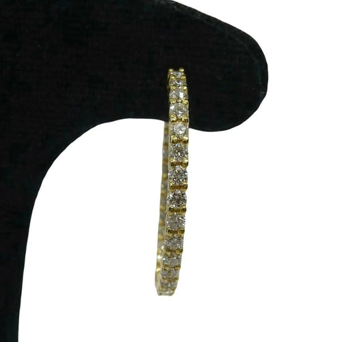 Boucles d'oreilles Boucles d'oreilles en or jaune 18K et diamants 1,04 ct 58 Facettes 00008101
