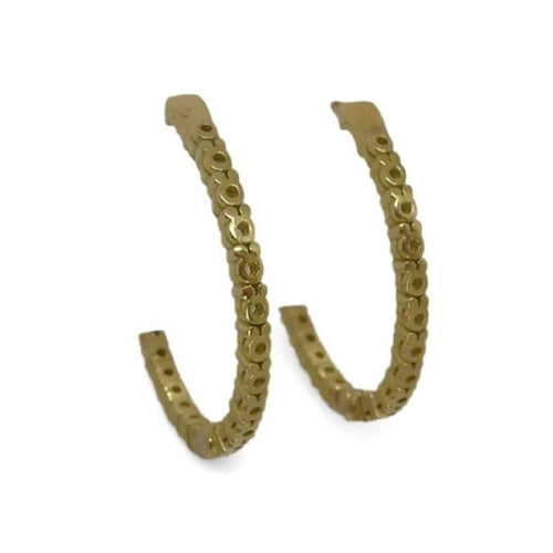 Boucles d'oreilles Boucles d'oreilles en or jaune 18K et diamants 1,04 ct 58 Facettes 00008101
