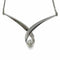 Collier Collier en or blanc 18K avec diamant naturel 0,28 ct 58 Facettes