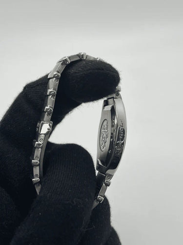 Montre Hermès Espace - Montre en acier, cadran noir, 32 mm 58 Facettes