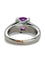 Bague 51 Bague en or blanc 18K sertie d’un saphir rose 3 ct 58 Facettes 416