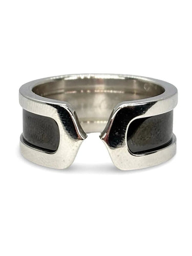 Bague 52 Cartier C de Cartier - Bague en or blanc 18K 58 Facettes 1061