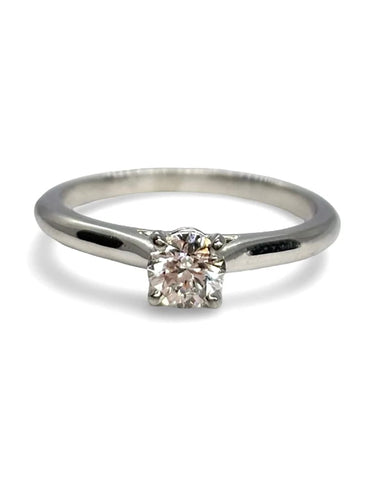 Bague 51 Cartier 1895 - Bague solitaire en platine 950 et diamant naturel 58 Facettes 1180