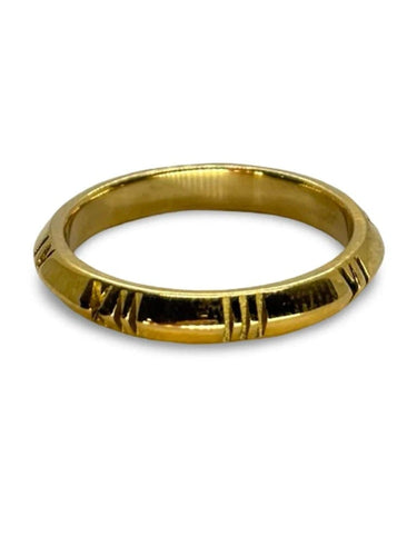 Bague 53.5 Tiffany & Co Atlas X - Alliance en or jaune 18K 58 Facettes 1207