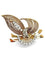 Broche Broche en or jaune 18K et diamants env. 2 ct 58 Facettes 1231