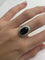 Bague 53 Bague en platine 950 avec saphir 4 ct et diamants 0,50 ct 58 Facettes 1290