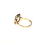Bague 51.5 Bague ancienne - Topaze bleue et diamants en or rose 58 Facettes LMB-330