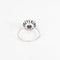 Bague 54 Augis - Bague vintage Médaille d’amour en or blanc, rubis et diamant 58 Facettes