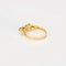 Bague 57 Bague jarretière en or rose et turquoises 58 Facettes