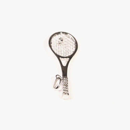 Pendentif Pendentif raquette de tennis en or blanc et diamant 58 Facettes