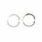 Boucles d'oreilles Boucles d’oreilles créoles en or blanc 18K et diamants 58 Facettes