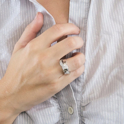 Bague 49 Chaumet Liens Séduction - Bague en or blanc 18k et diamants 58 Facettes 102