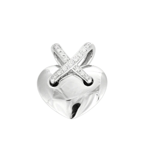 Pendentif Chaumet Liens Cœur - Pendentif en or blanc 18k et diamants 58 Facettes 98