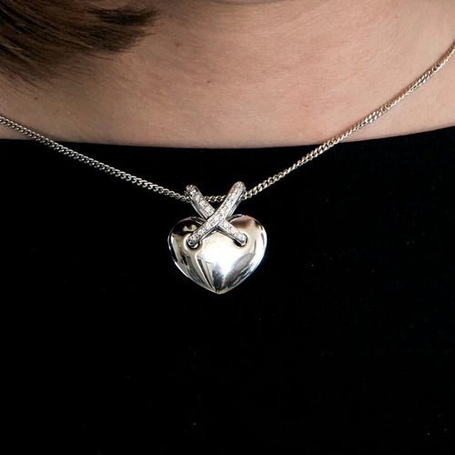 Pendentif Chaumet Liens Cœur - Pendentif en or blanc 18k et diamants 58 Facettes 98