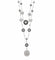 Collier DIOR - Sautoir Rose des Vents en or blanc, nacre, onyx et diamants 58 Facettes