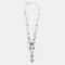 Collier DIOR - Sautoir Rose des Vents en or blanc, nacre, onyx et diamants 58 Facettes