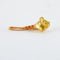 Pendentif Pendentif étoile éternelle en or jaune 18K, quartz lemon et grenats 58 Facettes 2.622
