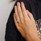 Bague 50 De Beers - Bague feuillage en platine 950 et diamants 58 Facettes 1.13209