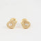 Boucles d'oreilles Chopard Happy Diamonds - Boucles d'oreilles cœur en or jaune 18k et diamants 58 Facettes