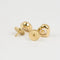 Boucles d'oreilles Chopard Happy Diamonds - Boucles d'oreilles cœur en or jaune 18k et diamants 58 Facettes