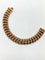 Gourmette maille américaine en or jaune 18k 58 Facettes M9087